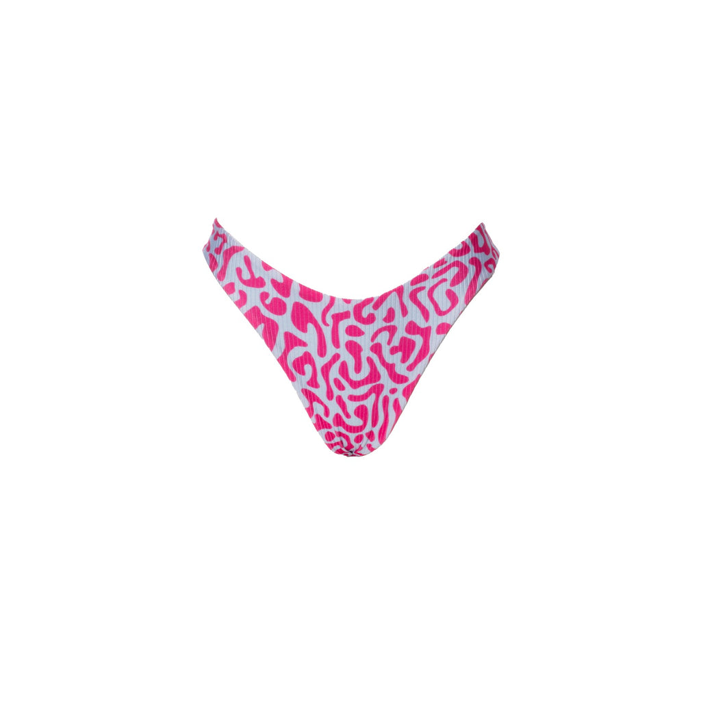 ASA DELTA AVIADOR TEXTURIZADO ONÇA AZUL COM ROSA