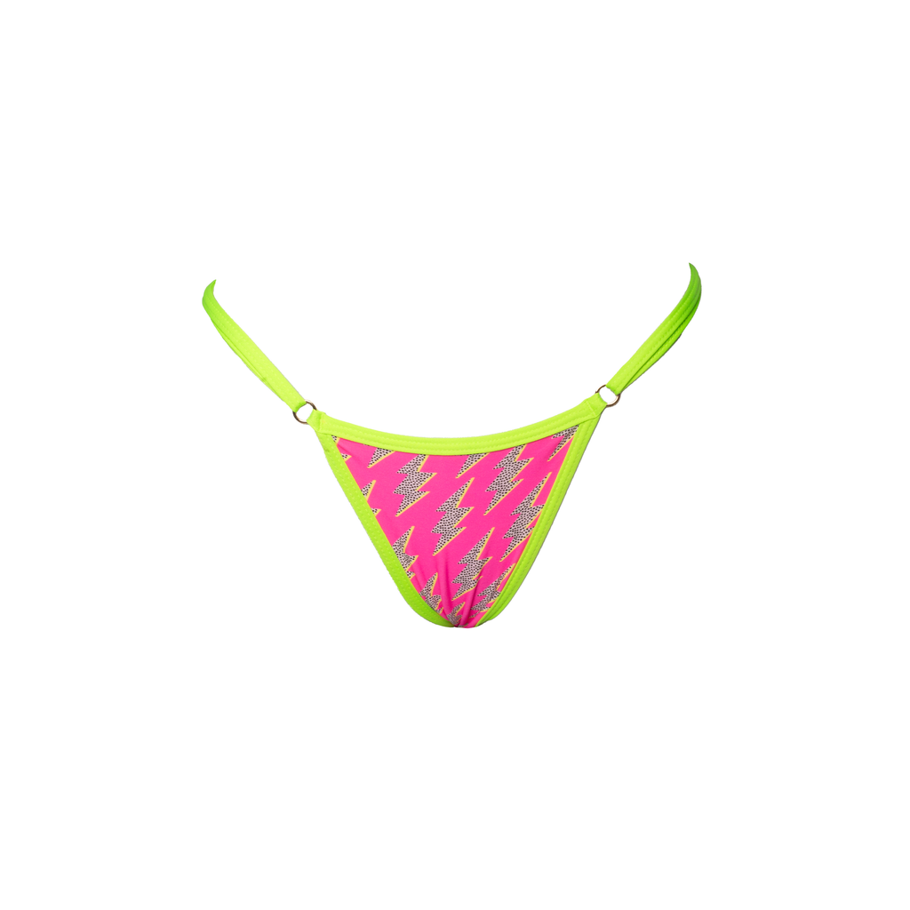 MINI FITA REGULAGEM RAIOS ROSA NEON COM AMARELO NEON