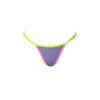 CONJUNTO TOP FIXO ARGOLA E MINI TANGA REGULAGEM LILÁS COLORES