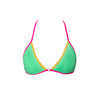 TOP FIXO ARGOLA SAINT TROPEZ COLOR BLOCK VERDE