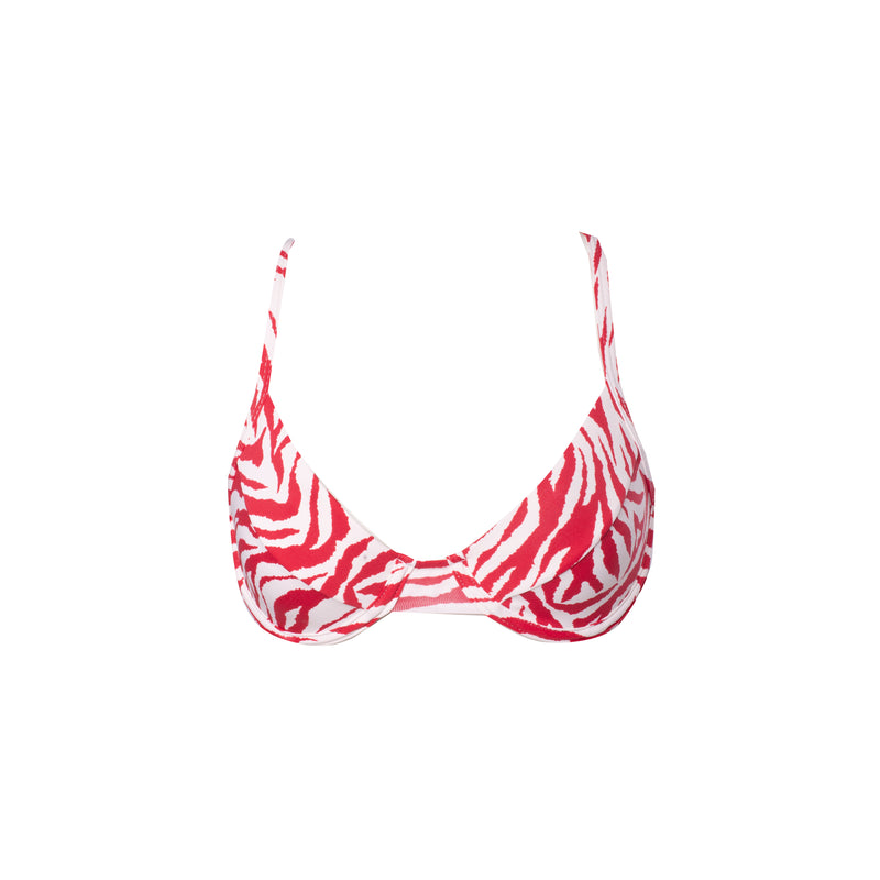 TOP ARO ZEBRA BORDO COM OFF WHITE