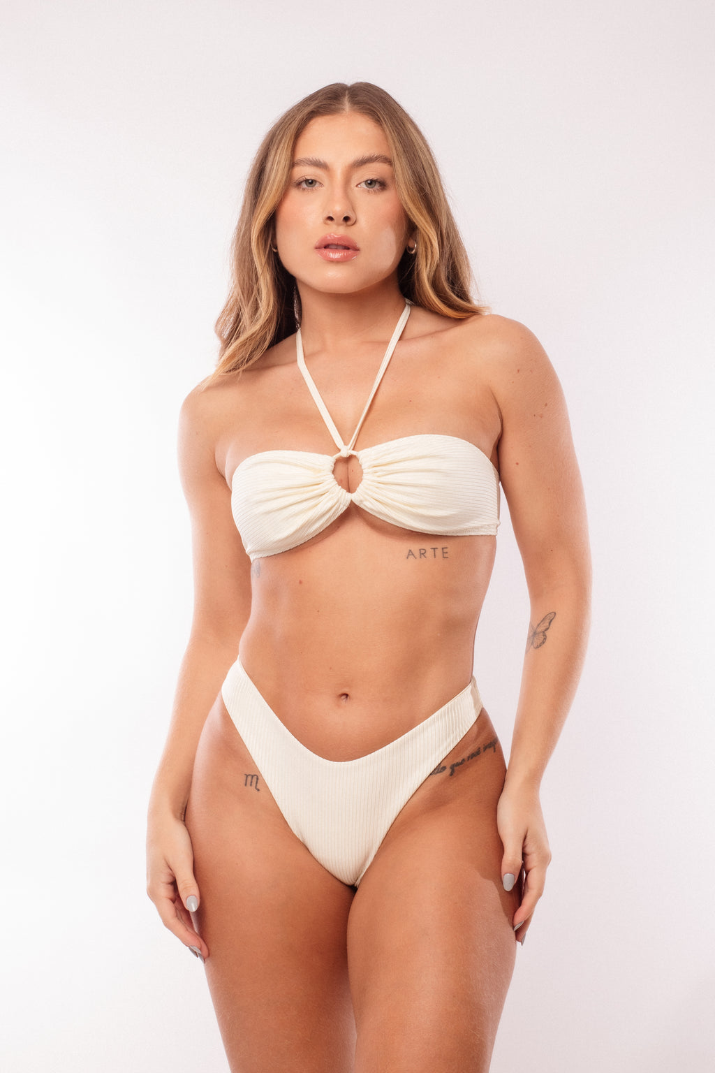 TOP MIL MANEIRAS E ASA DELTA AVIADOR TEXTURIZADO OFF WHITE