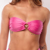 FAIXA ARGOLA METAL SHINE ROSA CHICLETE