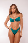 TOP ALISSA SHINE VERDE ALBA METAL SOL