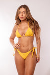 CORTININHA ATOALHADO AMARELO