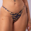MINI TANGA DUPLA REGULAGEM ZEBRA BEGE COM MARINHO