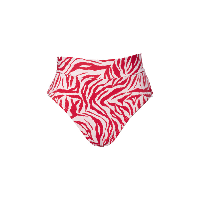 SUNQUINI COM CÓS FIO DUPLO ZEBRA OFF WHITE COM BORDO