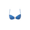 TOP ALISSA SHINE AZUL CÉU METAL ESTRELA