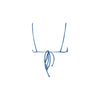 TOP ALISSA SHINE AZUL CÉU METAL ESTRELA
