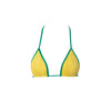 CORTININHA AMARELO COM VERDE