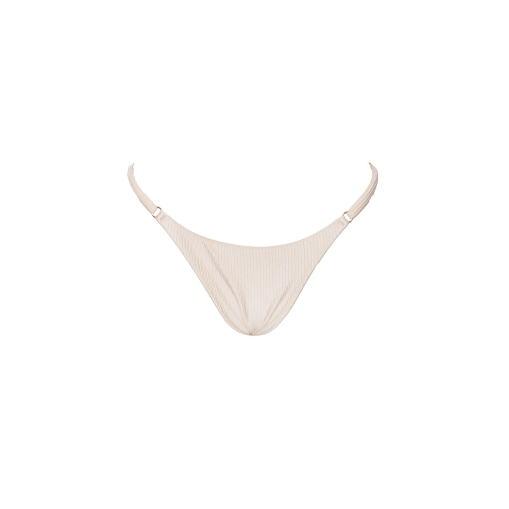MINI TANGA DUPLA REGULAGEM TEXTURIZADO OFF WHITE
