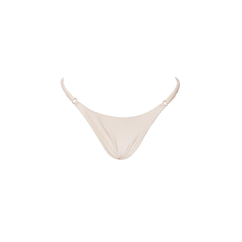 MINI TANGA DUPLA REGULAGEM TEXTURIZADO OFF WHITE