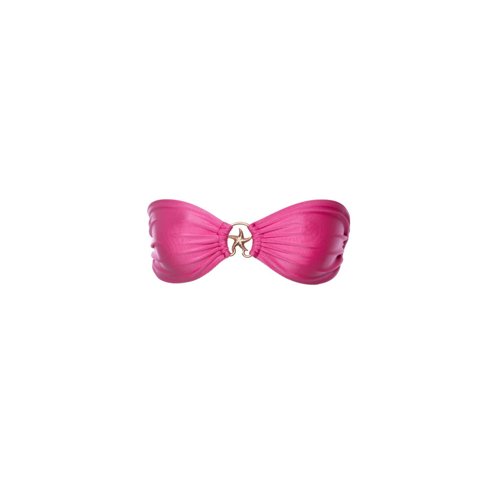 FAIXA ARGOLA METAL SHINE ROSA CHICLETE