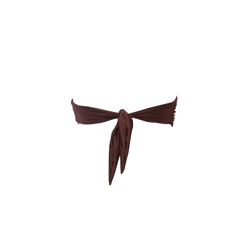 FAIXA ARGOLA METAL MARROM