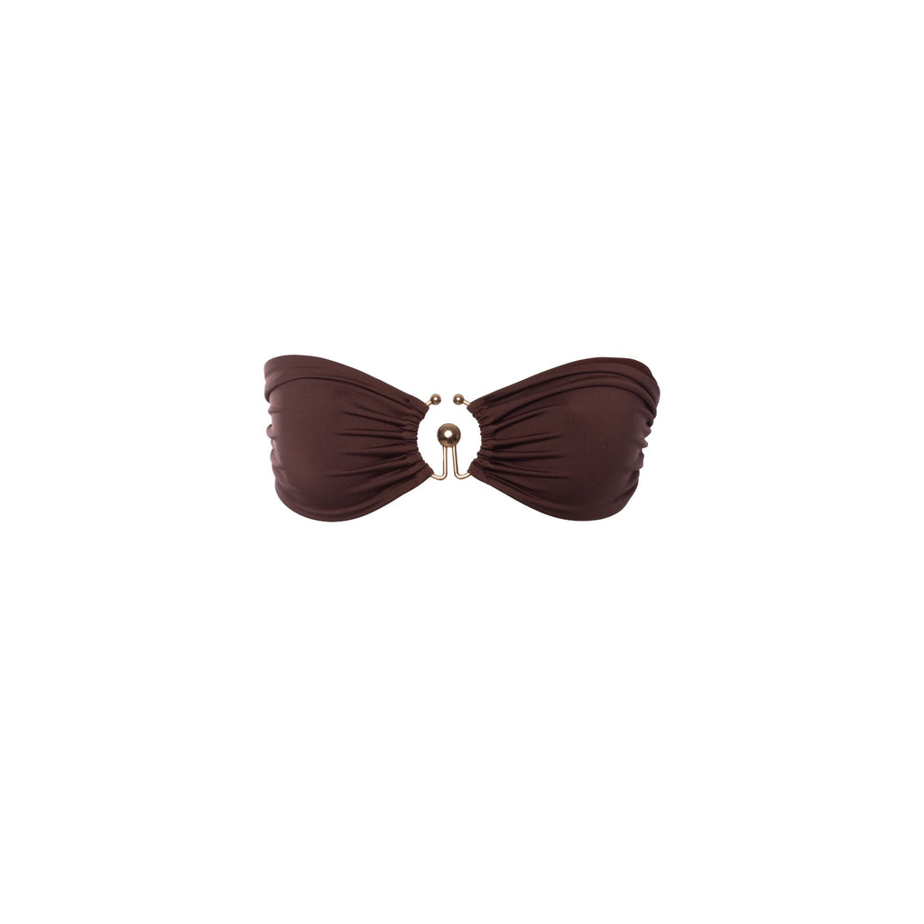FAIXA ARGOLA METAL MARROM