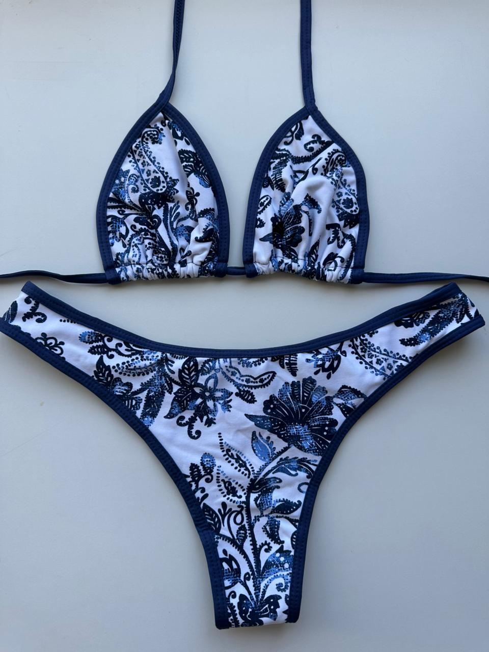 CONJUNTO VIÉS CORTININHA E ASA DELTA ARABESCO