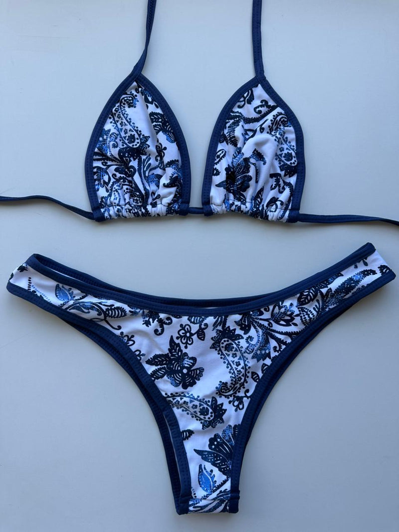 CONJUNTO VIÉS CORTININHA E ASA DELTA ARABESCO