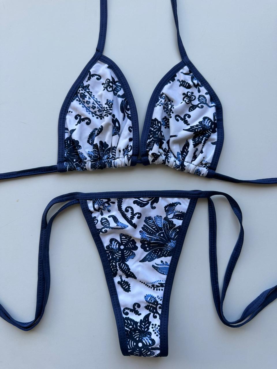 CONJUNTO VIÉS CORTININHA E LACINHO ARABESCO