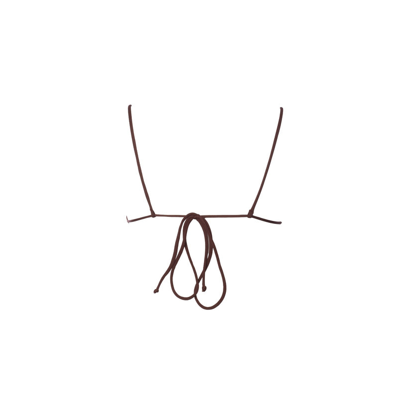 TOP ALISSA METAL SOL MARROM