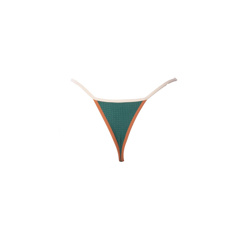 MINI FITA REGULAGEM CARMEL VERDE COM VIÉS OFF E MARROM