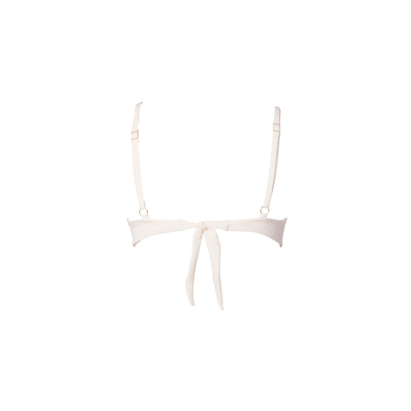 TOP ARO COM REGULAGEM COLMÉIA OFF WHITE