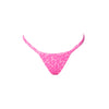 CONJUNTO CORTININA E MINI TANGA ONÇA ROSA
