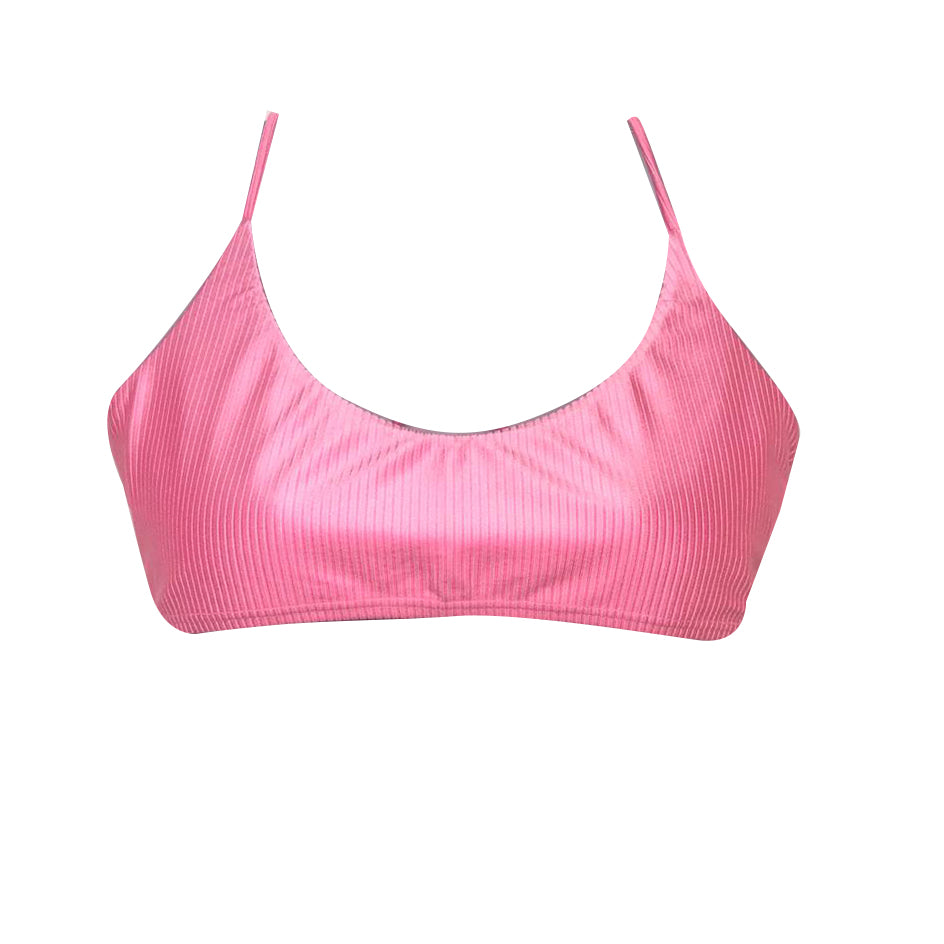BASIC TOP PINK TEXTURIZED