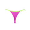 MINI TANGA  FITA COLOR ROSA COM VERDE NEON